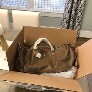 Brouk & Co Brown Leather Duffle Bag